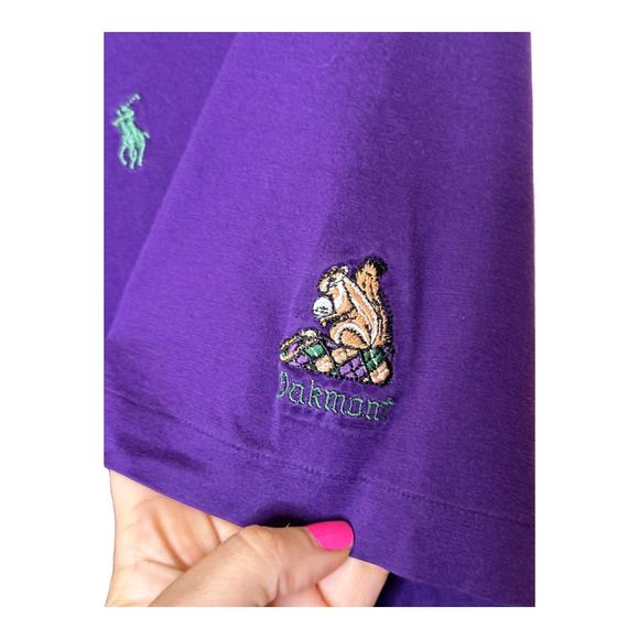Ralph Lauren Polo Golf purple short sleeves golf shirt size Medium - Picture 6 of 9